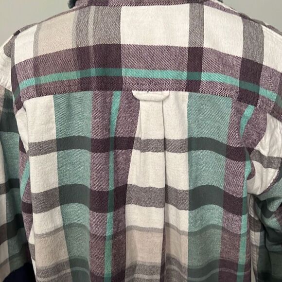 Free Assembly Men's Multicolor Long Sleeve Button-up Shirt - Picture 6 of 9